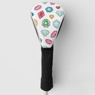 Colourful Gemstone Pattern (3) Golf Head Cover