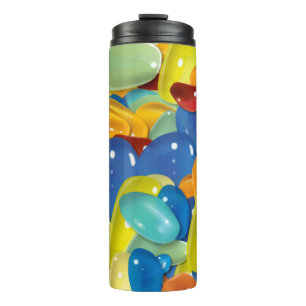 Colourful gemstones thermal tumbler
