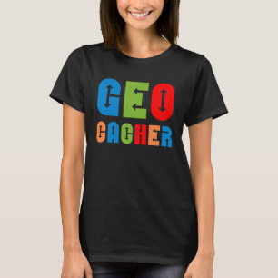 Colourful Geocacher Arrows T-Shirt
