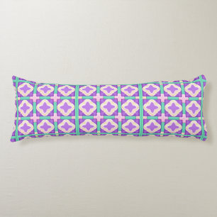 Colourful Geometric Abstract Art Body Cushion