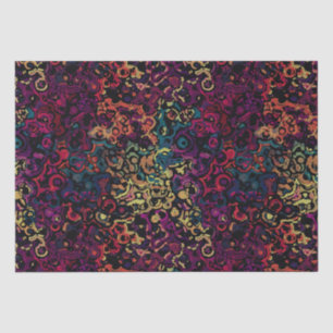 Colourful geometric abstract bath tissue paper