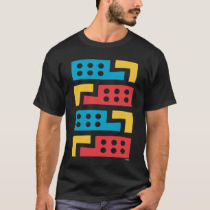 Colourful Geometric Abstract Composition T-Shirt