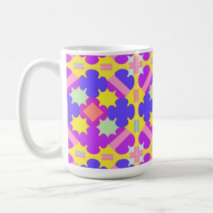 Colourful Geometric Abstract Design Coffee Mug