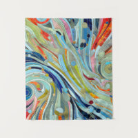 Colourful Geometric Abstract Mosaic Art