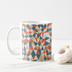 Colourful Geometric Abstract Pattern Coffee Mug