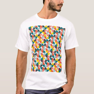 Colourful Geometric Abstract Pattern T-Shirt
