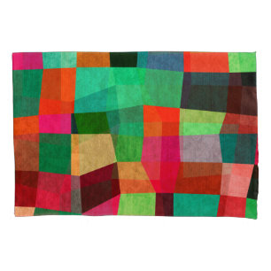 Colourful Geometric: Abstract Seamless Texture Pillowcase