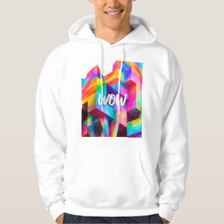 Colourful Geometric Abstract Vibrant Mode Hoodie