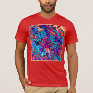 Colourful Geometric Abstractions Pattern T-Shirt