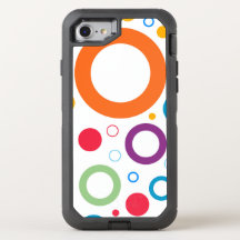 Colourful Geometric Circle Pattern Modern Art