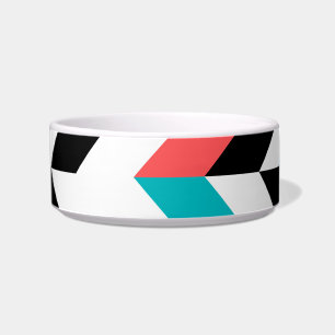 Colourful, geometric, cool, unique, trendy graphic bowl