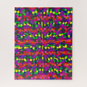 Colourful Geometric Difficult Jigsaw Puzzle