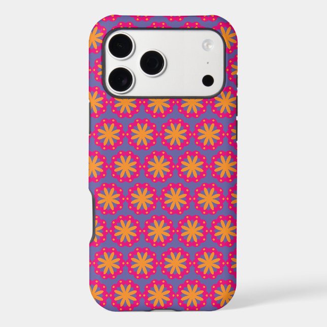 Colourful Geometric Flower Design (Back)