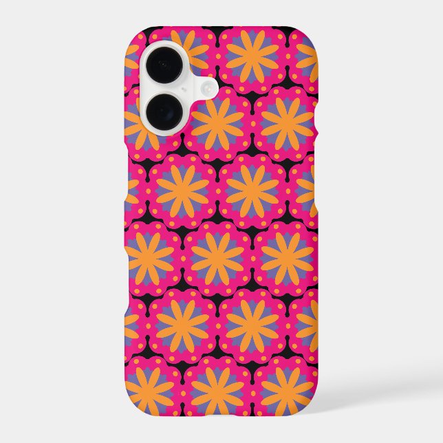 Colourful Geometric Flower Design (Back)