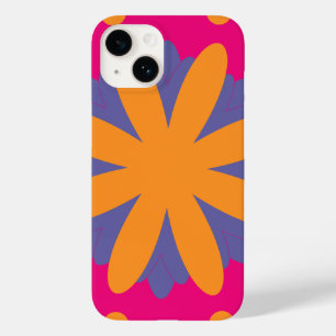 Colourful Geometric Flower Design Case-Mate iPhone 14 Case