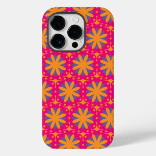 Colourful Geometric Flower Design Case-Mate iPhone 14 Pro Case