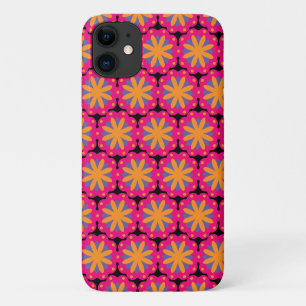 Colourful Geometric Flower Design iPhone 11 Case