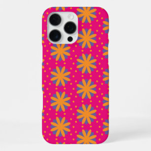 Colourful Geometric Flower Design iPhone 16 Pro Max Case