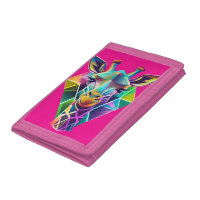 Colourful Geometric Giraffe Head