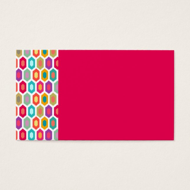 Colourful Geometric Ikat (Front)