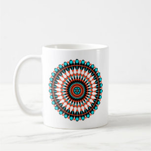 Colourful Geometric Mandala Art-46456 Coffee Mug