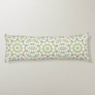 Colourful Geometric Mandala Pattern Body Cushion