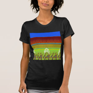 Colourful Geometric Motif Art Print T-Shirt