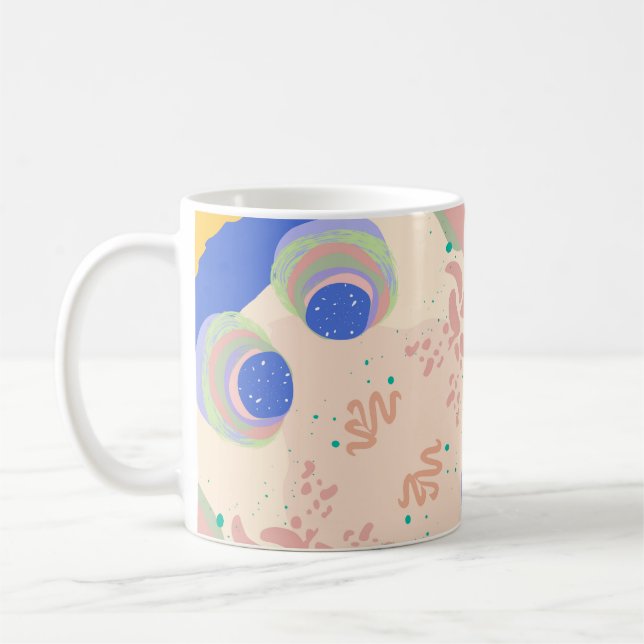Colourful Geometric Mug (Left)