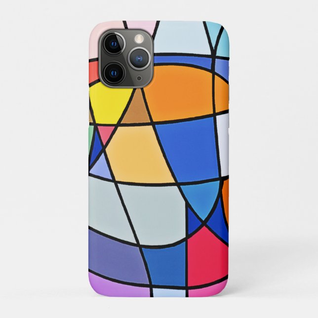 Colourful Geometric Pattern Case-Mate iPhone Case (Back)