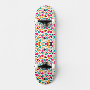 Colourful geometric pattern design All-Over-Print  Skateboard