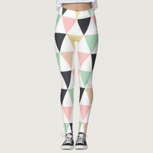 Colourful geometric pattern Leggings 