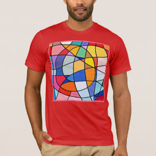 Colourful Geometric Pattern T-Shirt