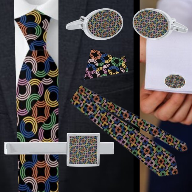 Colourful Geometric Pattern          Tie (Creator Uploaded)