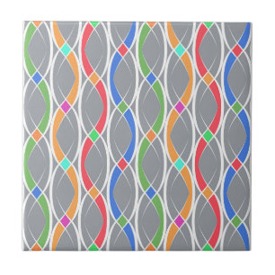 Colourful geometric pattern. tile