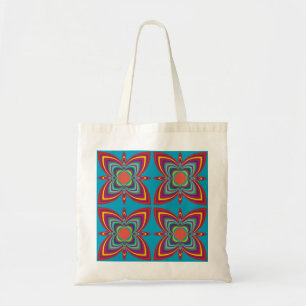 Colourful Geometric Pattern Tote Bag