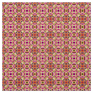 Colourful geometric patterns fabric