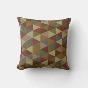 Colourful Geometric Pillow
