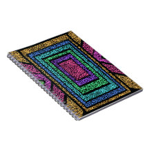 Colourful Geometric Rainbow Leopard Animal Print