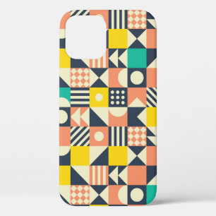 Colourful Geometric Seamless Pattern iPhone 12 Case