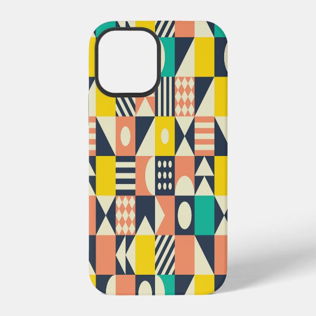 Colourful Geometric Seamless Pattern iPhone Case (Back)
