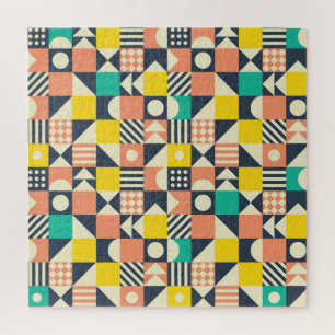 Colourful Geometric Seamless Pattern Jigsaw Puzzle