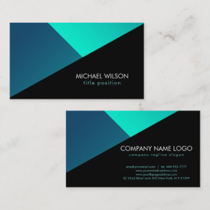 Colourful Geometric Shapes Business Card