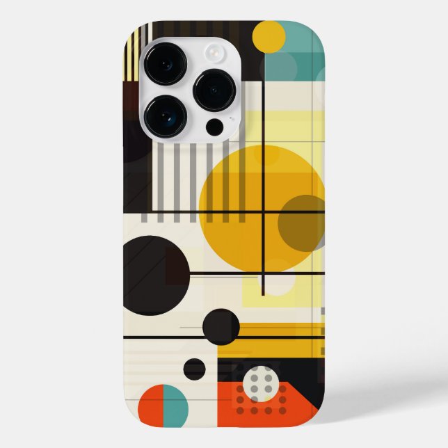 Colourful geometric shapes composition Case-Mate iPhone case (Back)