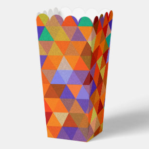 Colourful geometric shapes pattern 12 favour box