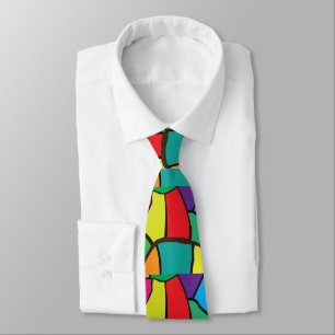 Colourful Geometric Shapes Tie