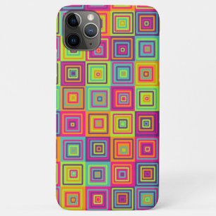 Colourful Geometric Squares iPhone 11 Pro Max Case
