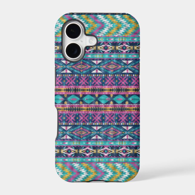Colourful Geometric Tribal Pattern (Back)