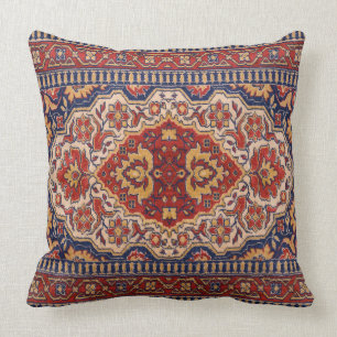 Colourful Geometric Tribal Rug Design Cushion