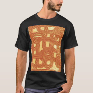Colourful Geometric Vintage Abstract. T-Shirt