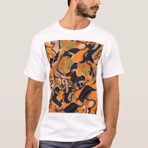 Colourful geometric vintage seamless backdrop. T-Shirt